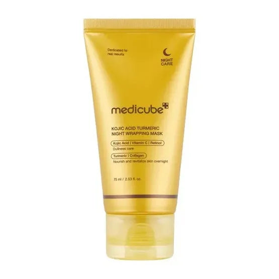 Medicube Kojic Acid Turmeric Night Wrapping Mask - 75ml - Buy Online in Pakistan at Cosmia.pk