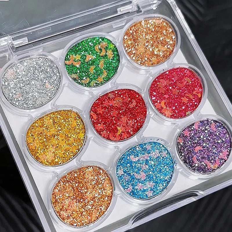 Miss Lara Cream Glitter Eyeshadow Palette - 9 Color - Buy Online in Pakistan at Cosmia.pk
