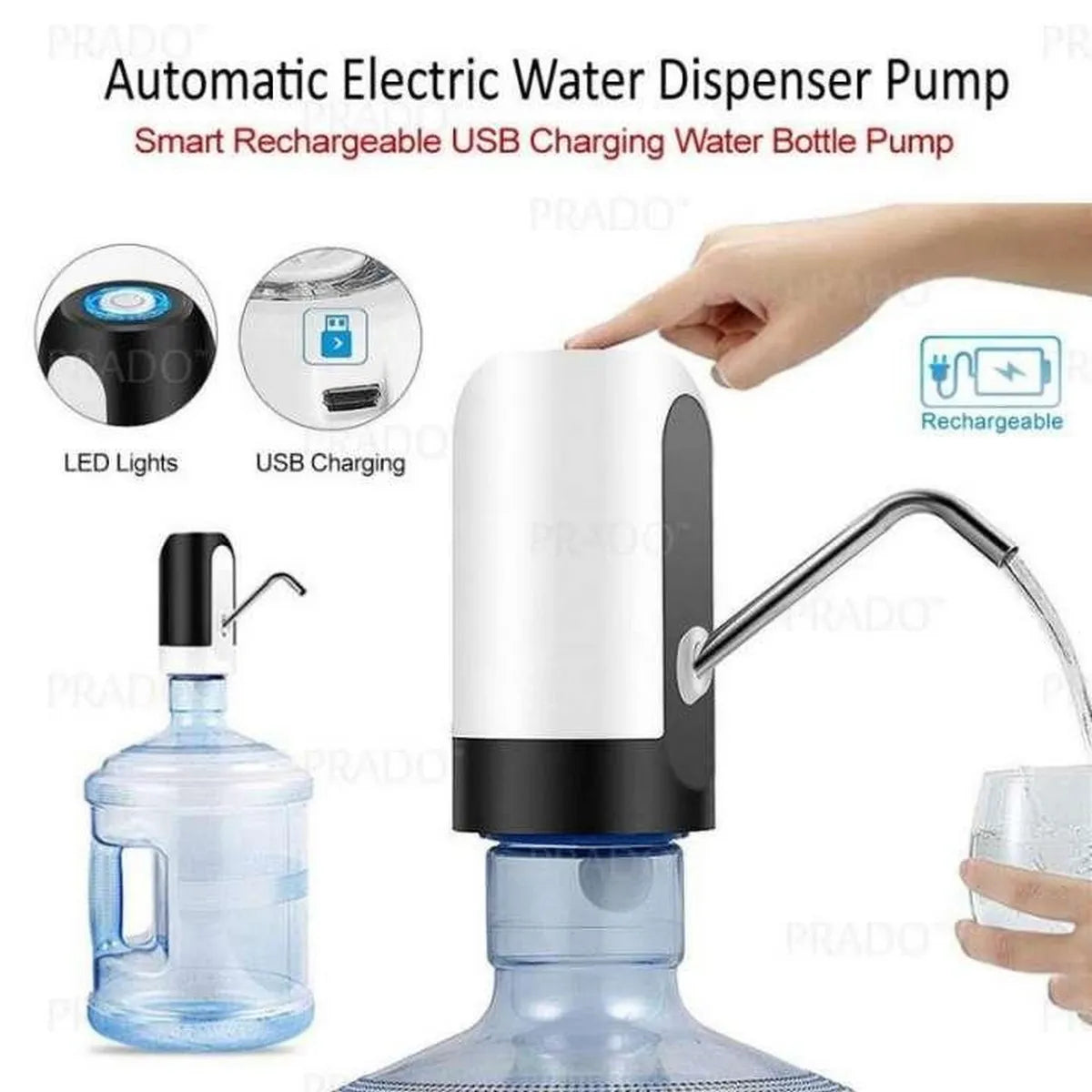 USB Wireless Smart Electric Water Pump Dispenser - Buy Online in Pakistan at Cosmia.pk