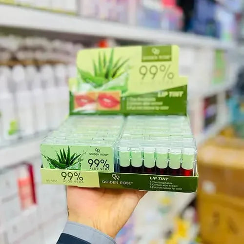 Qoiden Rose 99% Aloe Vera Lip Tint Mini Pack - 6Pcs - Buy Online in Pakistan at Cosmia.pk