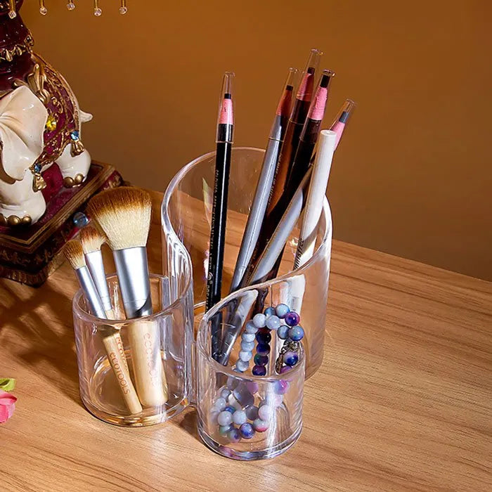 Cosmetic Organizer – Transparent Acrylic Makeup Brush Case - Buy Online in Pakistan at Cosmia.pk