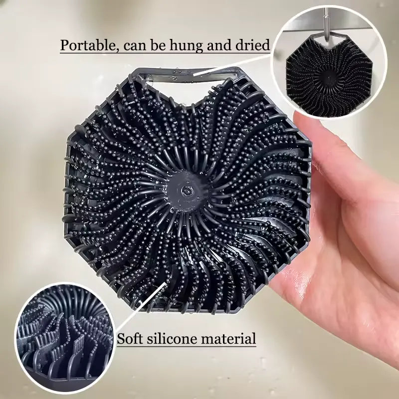 Round Silicone Body Scrubber – Soft Exfoliating Bath & Shower Scrub - Buy Online in Pakistan at Cosmia.pk