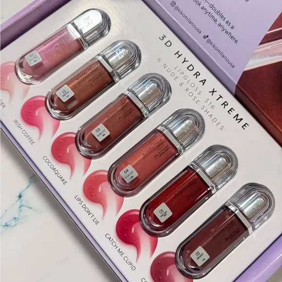 KIKO Milano 3D Hydra Xtreme Lipglosses - Pack of 6 - Buy Online in Pakistan at Cosmia.pk