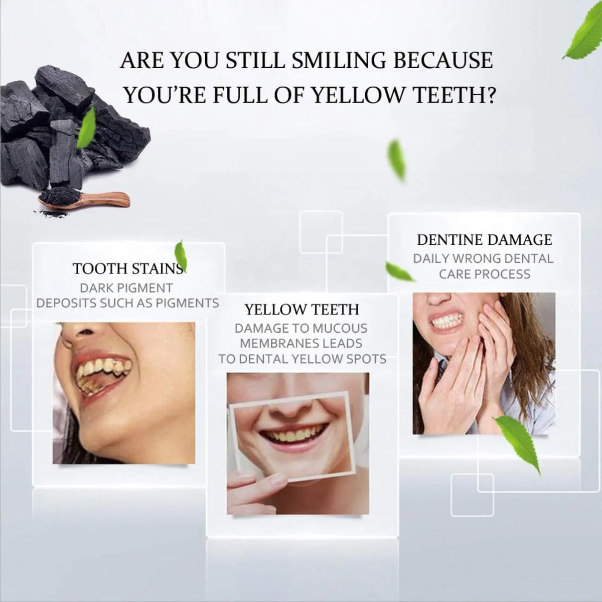 Aichun Beauty 3 Day Teeth Whitening Charcoal Toothpaste - 100ml - Buy Online in Pakistan at Cosmia.pk