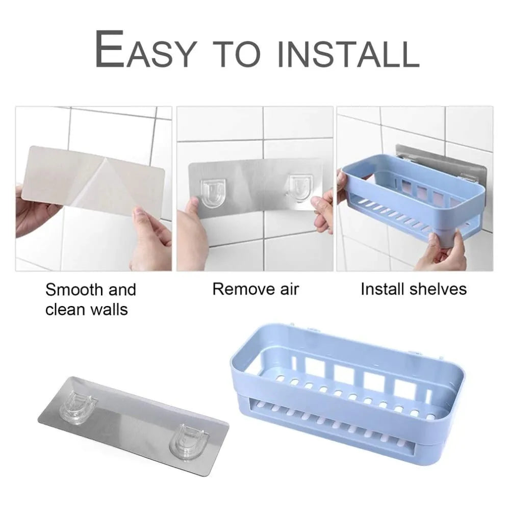 Plastic Rectangular Wall Shelf Storage Organizer - Buy Online in Pakistan at Cosmia.pk