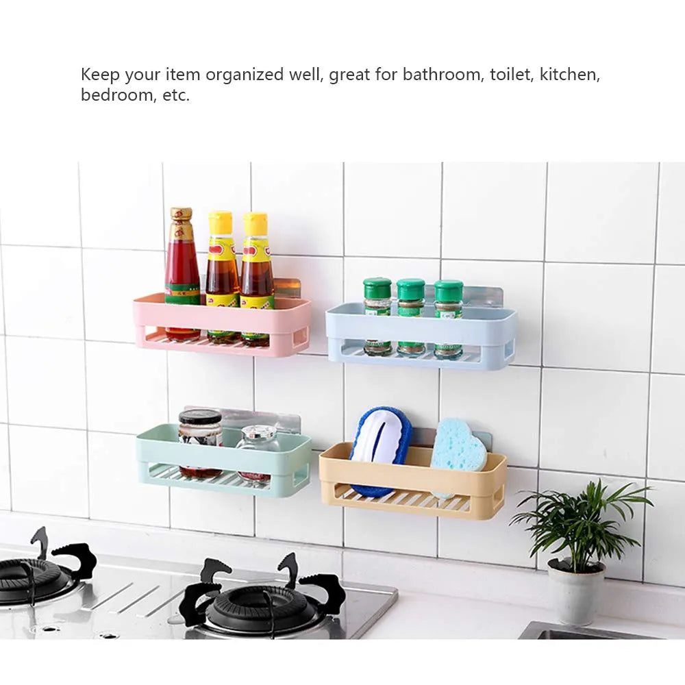 Plastic Rectangular Wall Shelf Storage Organizer - Buy Online in Pakistan at Cosmia.pk