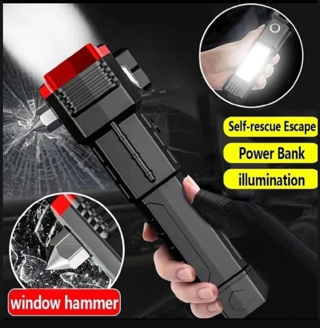 Multifunction 8in1 Portable Led Rechargeable Torch Flashlight - Buy Online in Pakistan at Cosmia.pk
