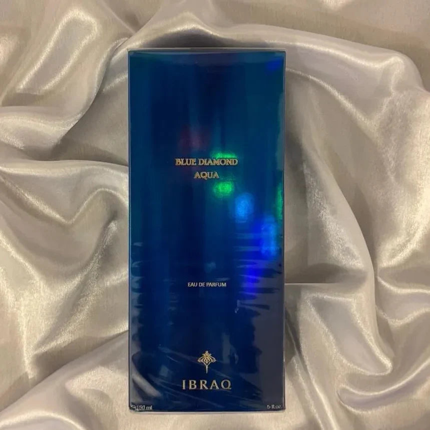 Ibraq Blue Diamond Aqua Perfume by Ibrahim Al Qurashi – 150ml - Buy Online in Pakistan at Cosmia.pk