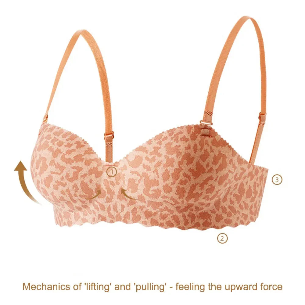 Women's Leopard print Comfortable Non-wire Bra - Buy Online in Pakistan at Cosmia.pk