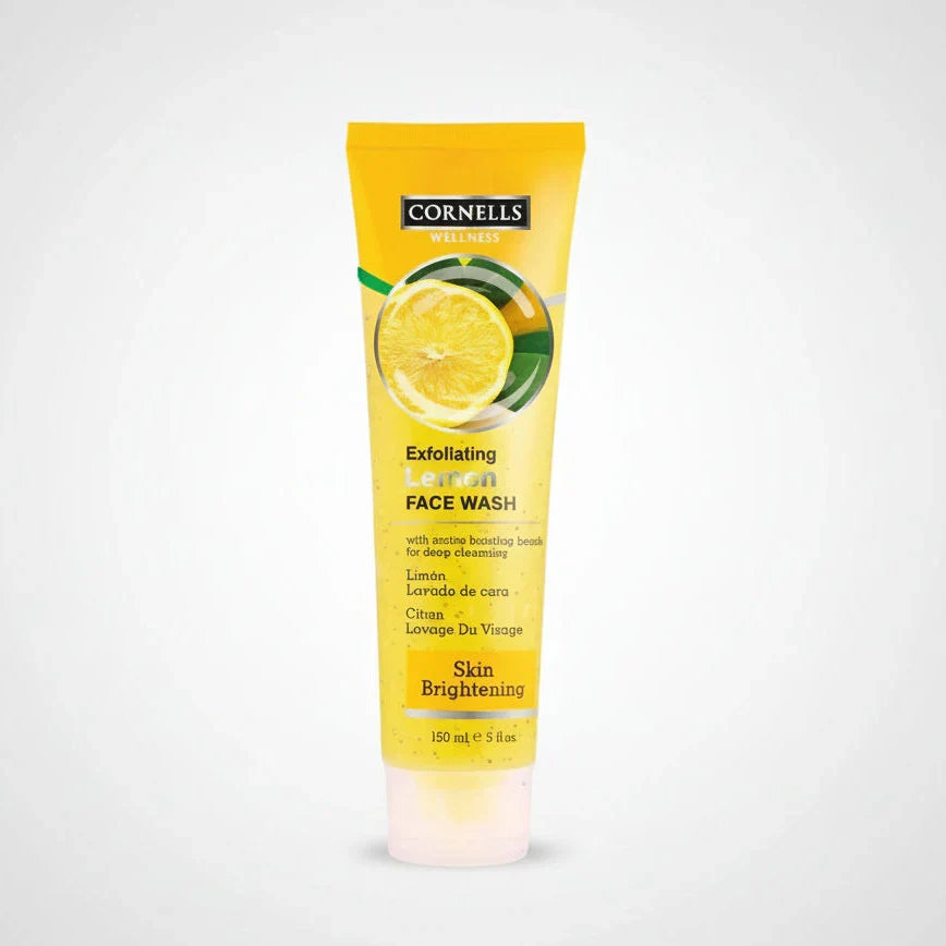 Cornells Wellness Exfoliating Lemon Face Wash - 150ml - Buy Online in Pakistan at Cosmia.pk