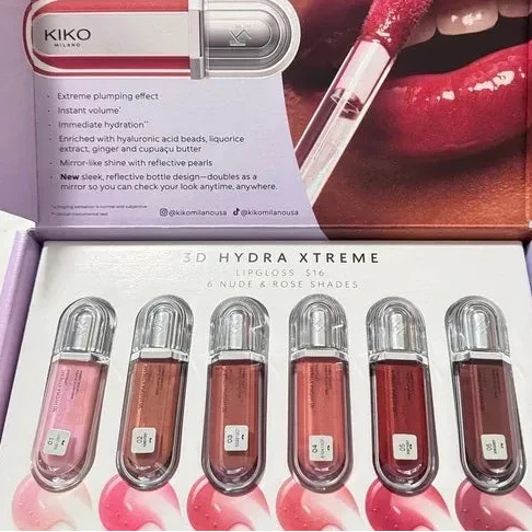 KIKO Milano 3D Hydra Xtreme Lipglosses - Pack of 6 - Buy Online in Pakistan at Cosmia.pk