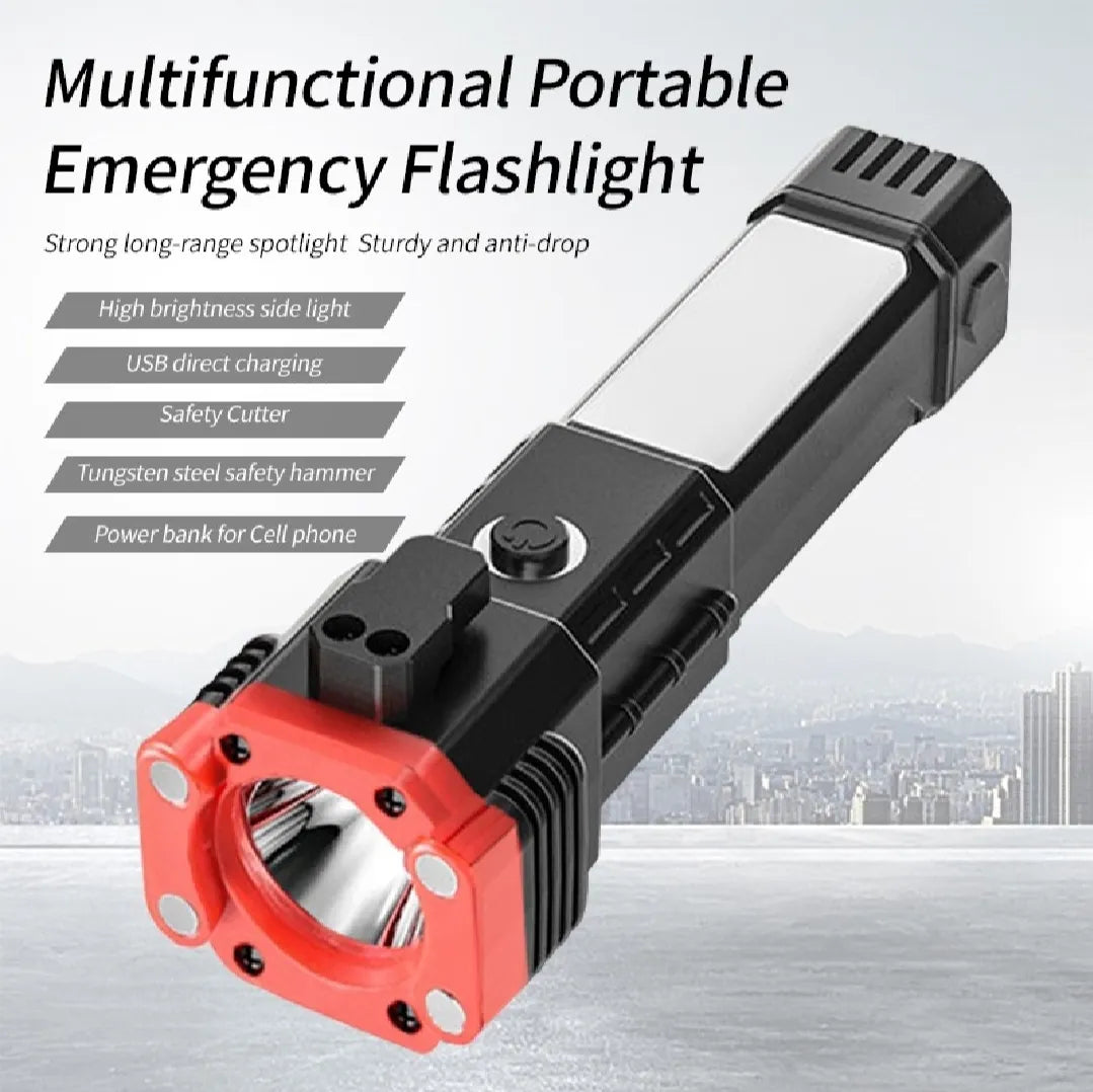 Multifunction 8in1 Portable Led Rechargeable Torch Flashlight - Buy Online in Pakistan at Cosmia.pk