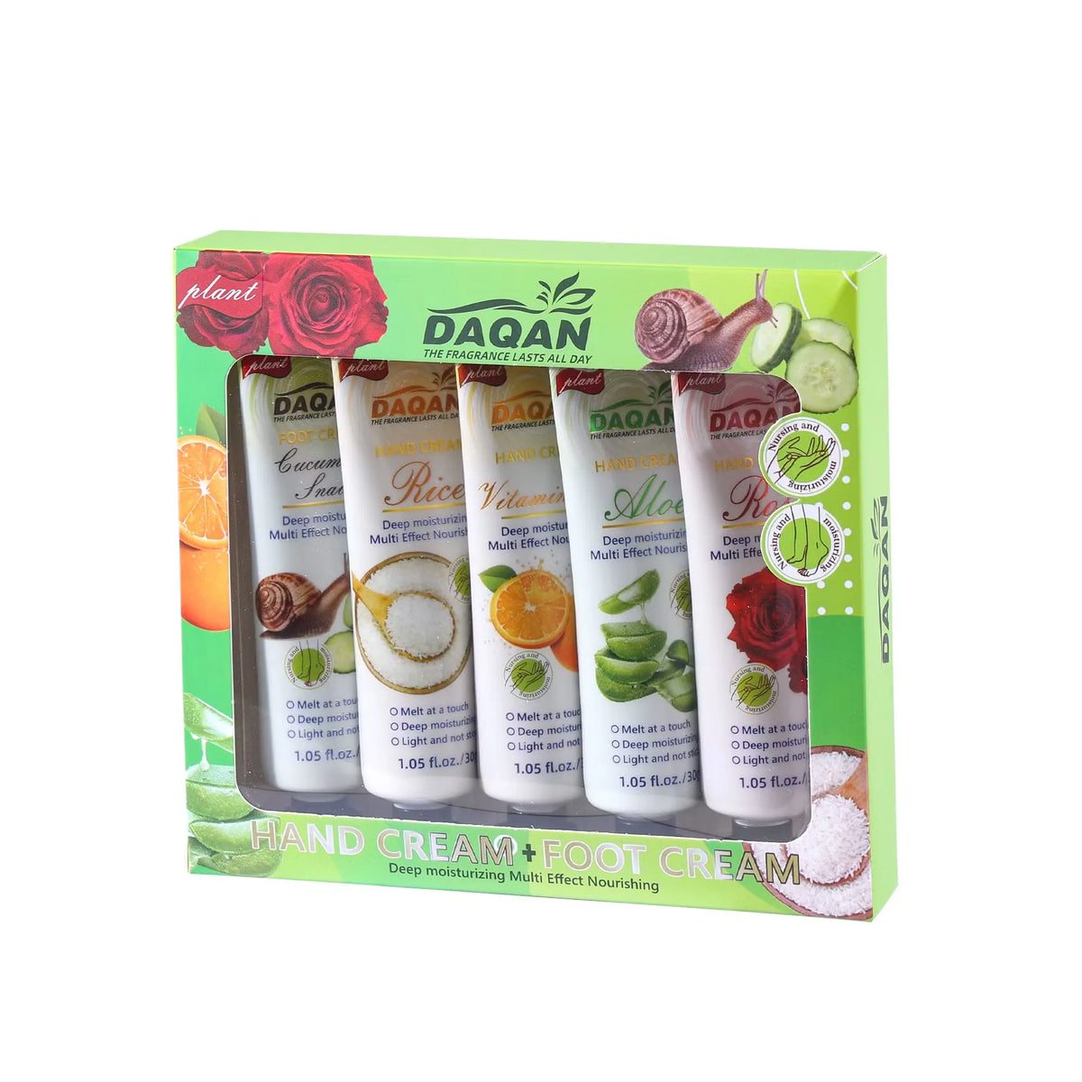 Daqan Hand & Foot Moisturizing Cream - Pack of 5 - Buy Online in Pakistan at Cosmia.pk