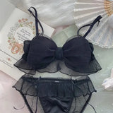Cute Stylish Bow Style Padded Soft Bra Set - Buy Online in Pakistan at Cosmia.pk