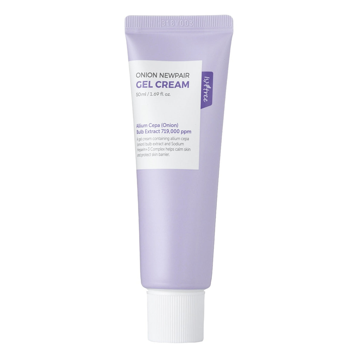 Isntree Onion Newpair Gel Cream 50ml - packshot with 719000 ppm onion extract