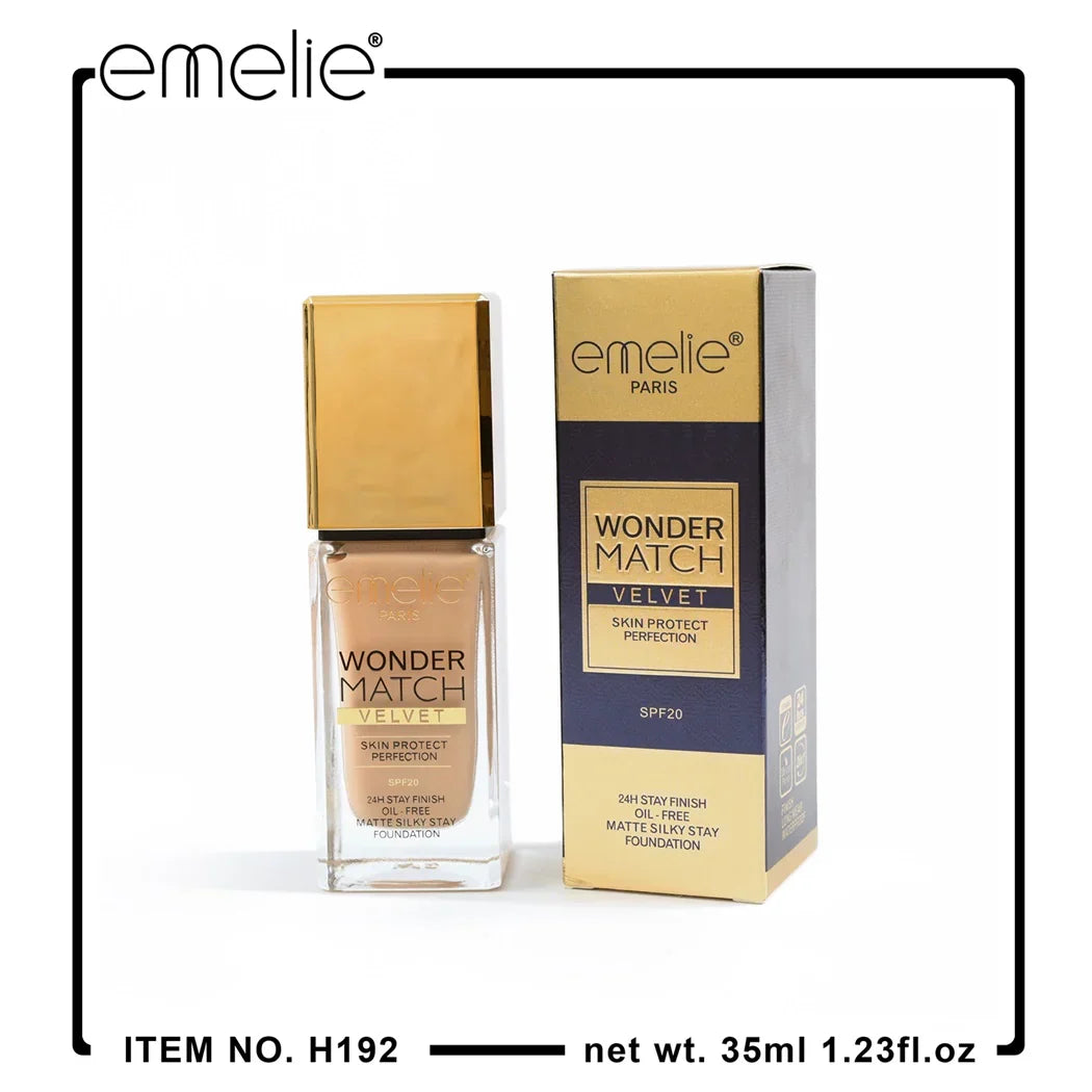 Emelie Wonder Match Velvet Skin Protect Perfection – 35ml - Buy Online in Pakistan at Cosmia.pk
