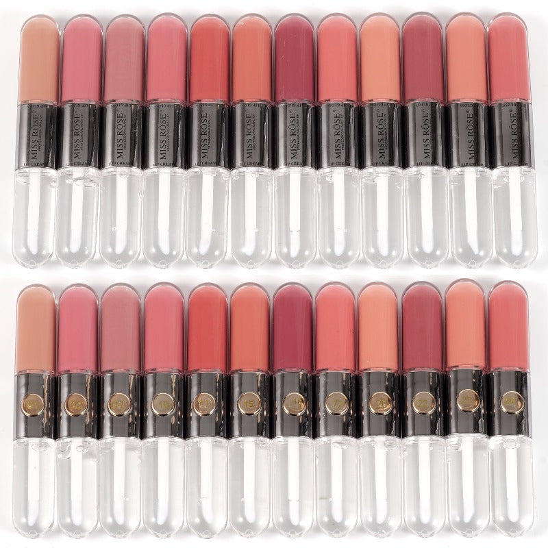 Miss Rose 2-in-1 Lip Gloss & Lip Oil Combination - Buy Online in Pakistan at Cosmia.pk