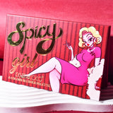 Spicy Girl blusher palette packaging by Kevin&Coco - 8 colors face palette