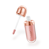 KIKO Milano Golden Oasis 3D Hydra Lip Gloss shade 02 Chestnut open tube with applicator