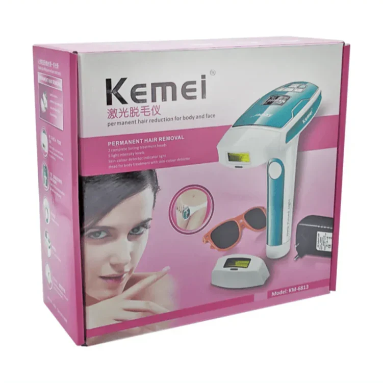 KM-6813 Laser IPL Permanent Hair Removal - Buy Online in Pakistan at Cosmia.pk