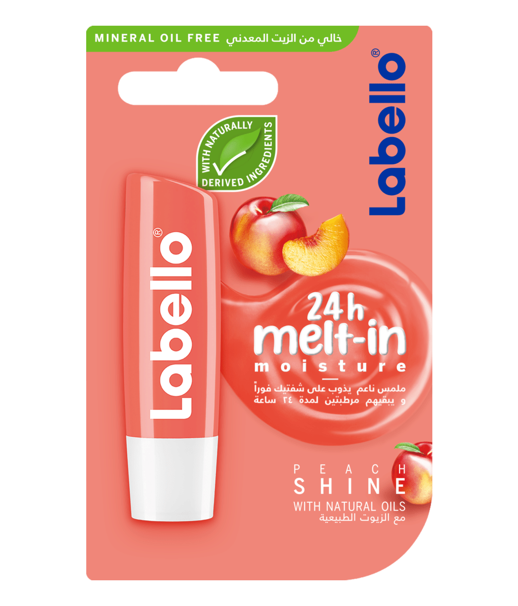 Labello Peach Shine lip balm 4.8g – buy online in Pakistan at Cosmia.pk