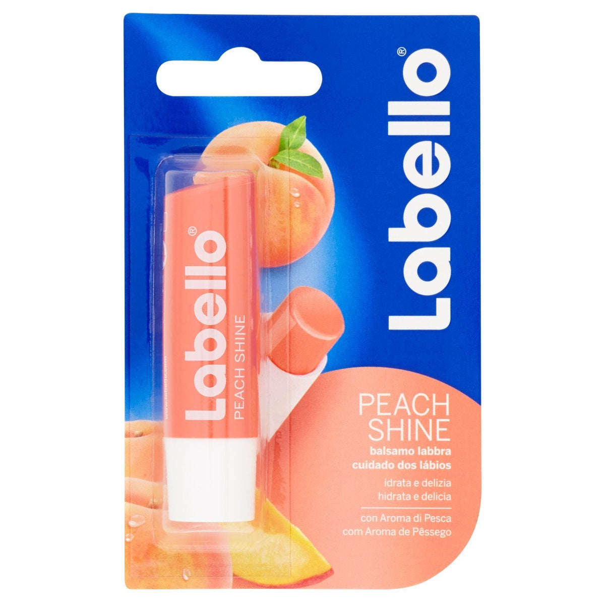 Labello Peach Shine lip balm 4.8g – buy online in Pakistan at Cosmia.pk