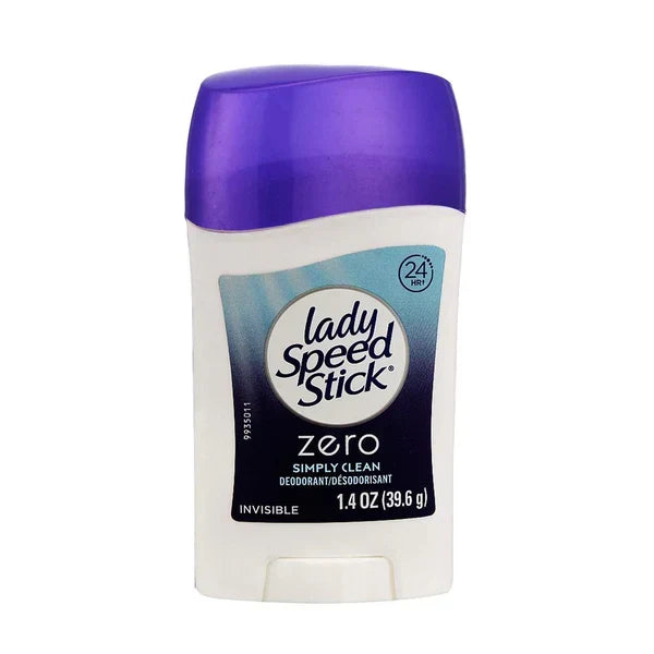 Lady Speed Stick Zero Simply Clean Deodorant 39.6g - Buy Online in Pakistan at Cosmia.pk