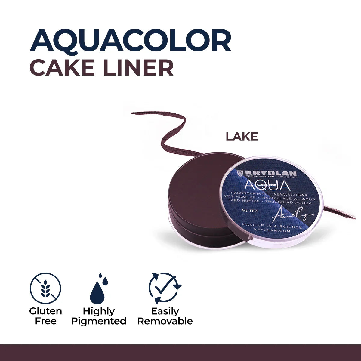 Kryolan - Aquacolor Cake Liner - Buy Online in Pakistan at Cosmia.pk