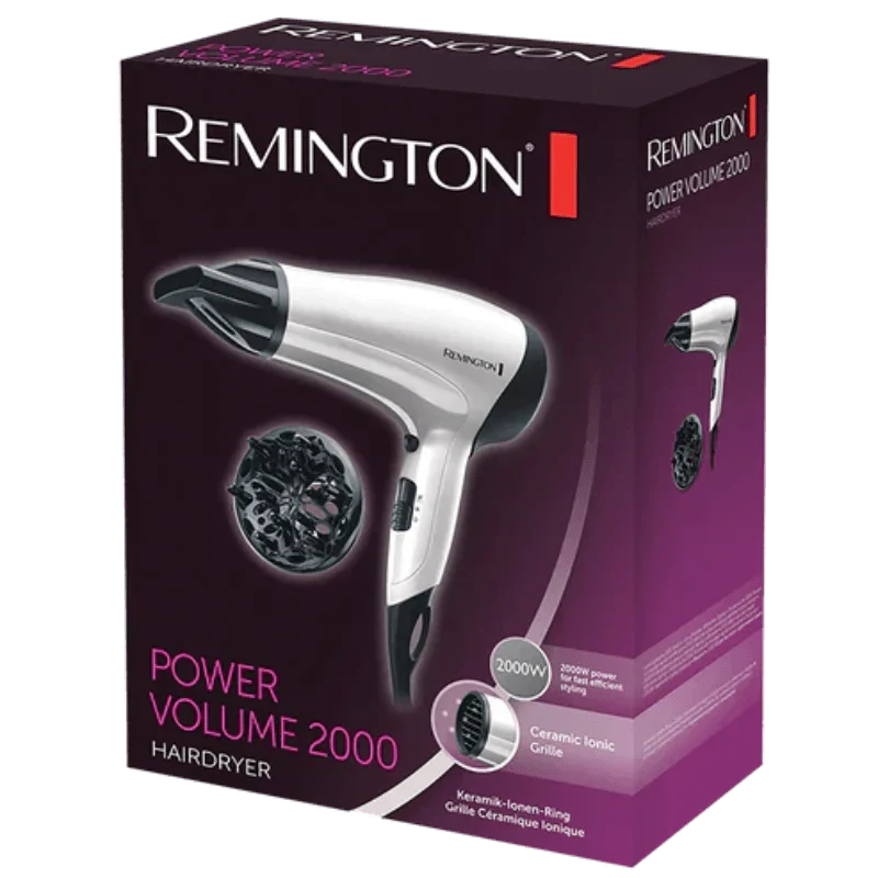 Remington D3015 Hair Dryer Power Volume 2000w - Buy Online in Pakistan at Cosmia.pk