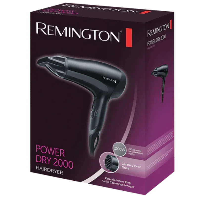 Remington D3010 Hair Dryer Power Ionic 2000w - Buy Online in Pakistan at Cosmia.pk