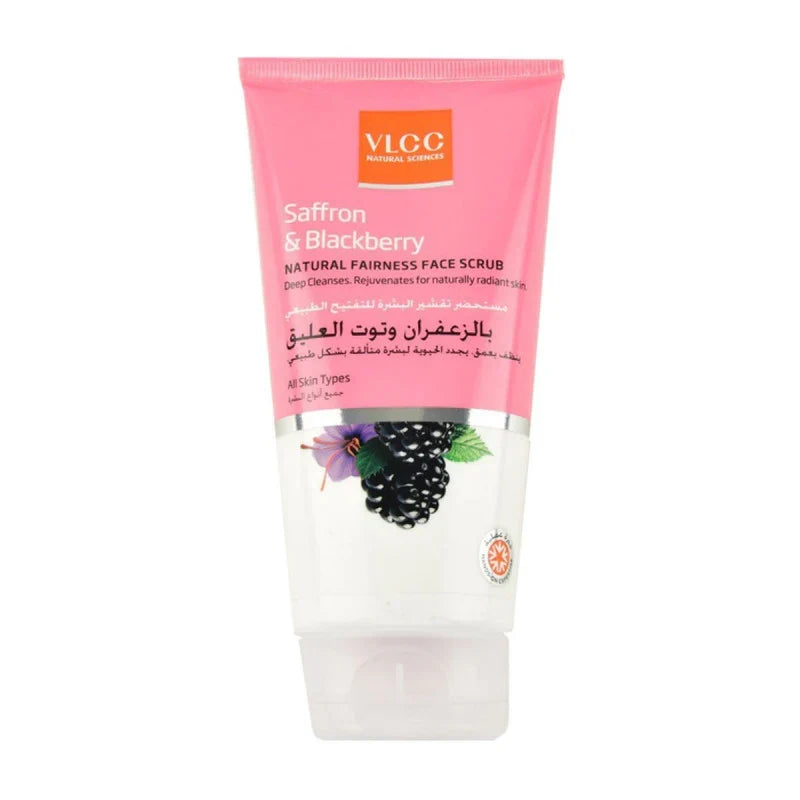 VLCC Blackberry Saffron Scrub - 150ml - Buy Online in Pakistan at Cosmia.pk
