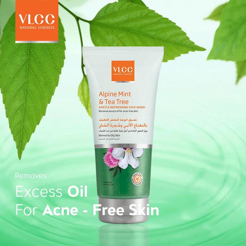 VLCC Alpine Mint & Tea Gentle Refreshing Face Wash - Buy Online in Pakistan at Cosmia.pk