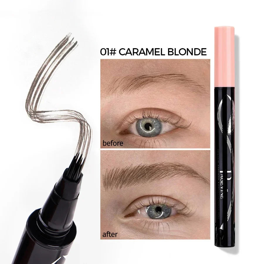 Precision Liquid Eyebrow Pen – 4-Sided Angle Tip & Waterproof Formula - Buy Online in Pakistan at Cosmia.pk
