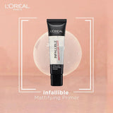 LOreal Paris - Infallible Mattifying Primer - 30ml - Buy Online in Pakistan at Cosmia.pk