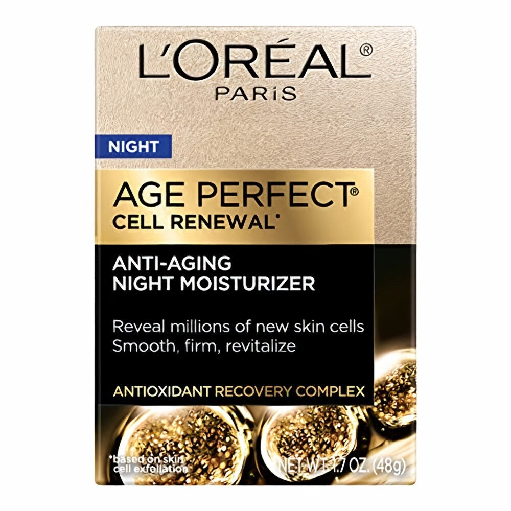 L'Oreal Paris Age Perfect® Cell Renewal Anti-Aging Night Moisturizer 48g - Buy Online in Pakistan at Cosmia.pk
