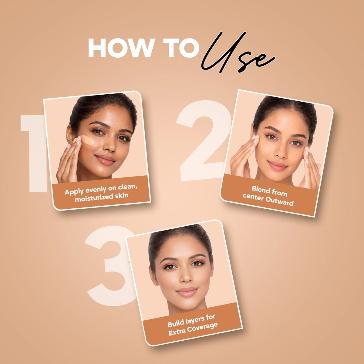 Maliao HD High Definition Oil-Free Foundation tube — photo 5 | buy online in Pakistan at Cosmia.pk