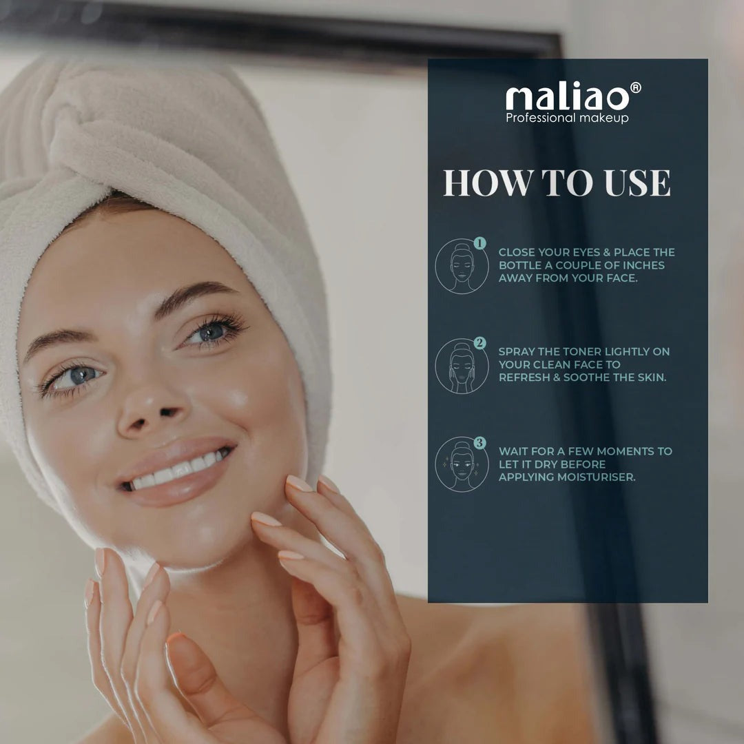 Maliao Makeup Fixing Mist for all skin types — 80ml long lasting fixer