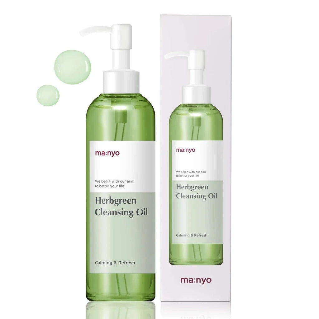 Manyo Herbgreen Cleansing Oil with gift box online in Pakistan