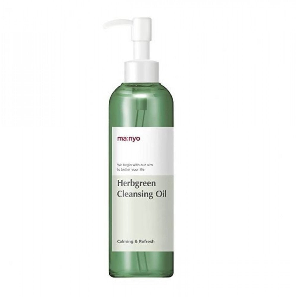 Manyo Herbgreen Cleansing Oil 200ml white background online in Pakistan