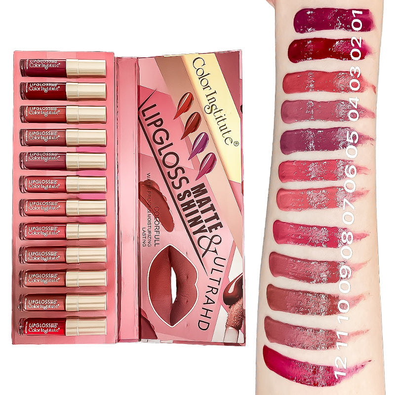 Color Institute Lip Gloss 12 Pieces Pack - Buy Online in Pakistan at Cosmia.pk