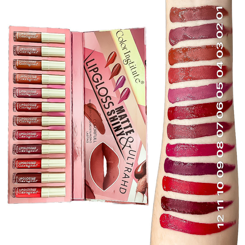 Color Institute Lip Gloss 12 Pieces Pack - Buy Online in Pakistan at Cosmia.pk