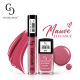 Color Crush Dual Set Mauve Elegance - Matte Lip Gloss 11 + Nail Enamel 209 12ml - Buy Online in Pakistan at Cosmia.pk