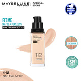 Maybelline New Fit Me Matte + Poreless Liquid Foundation Spf 22 - 30ml - Buy Online in Pakistan at Cosmia.pk
