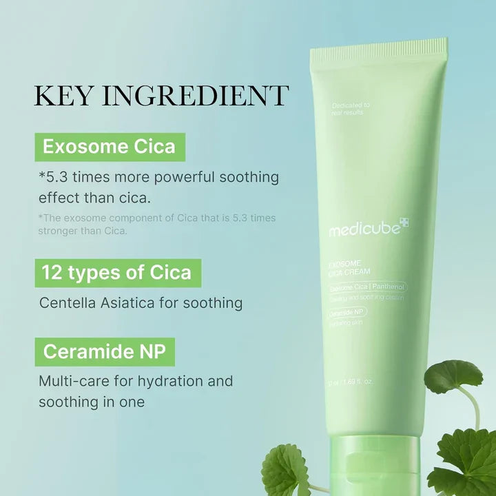 Medicube Exosome Cica Tea Tree Cream - 50ml - Buy Online in Pakistan at Cosmia.pk