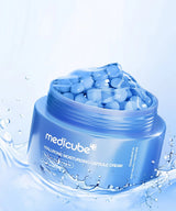 Medicube Hyaluronic Moisturizing Capsule Cream 55g blue jar online in Pakistan