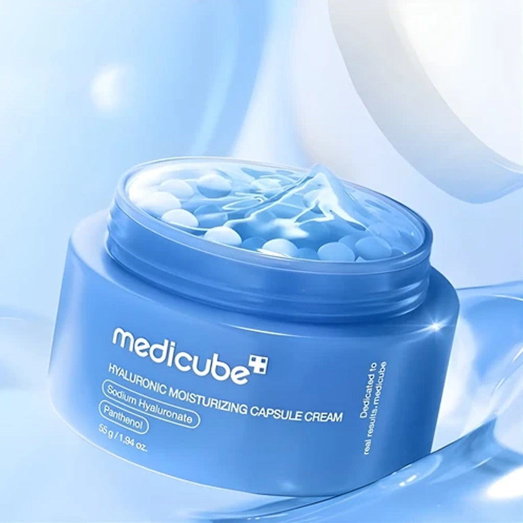 Medicube hyaluronic capsule cream with sodium hyaluronate and panthenol