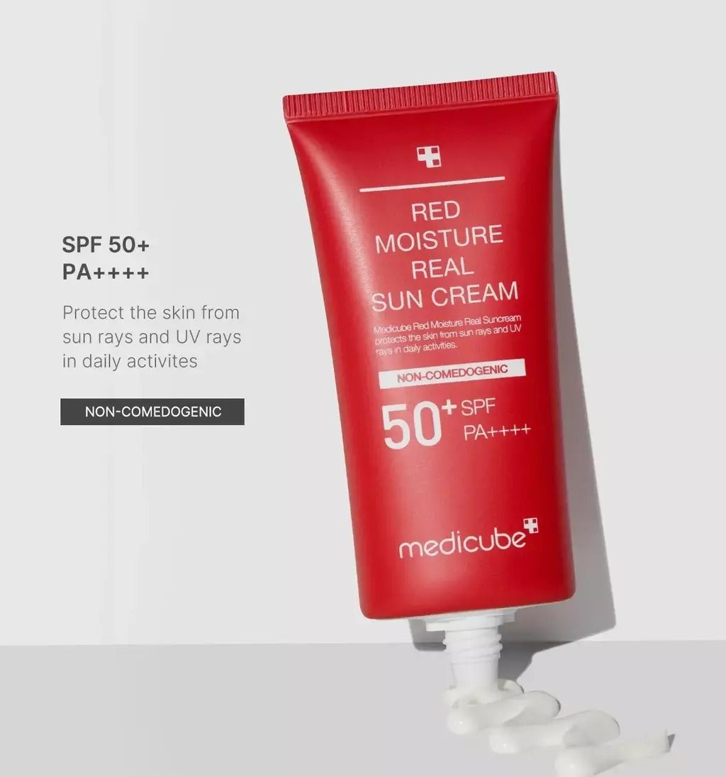 Medicube Red Moisture Real Sun Cream SPF50+ PA++++ 50ml – SPF 50 PA++++ sun protection