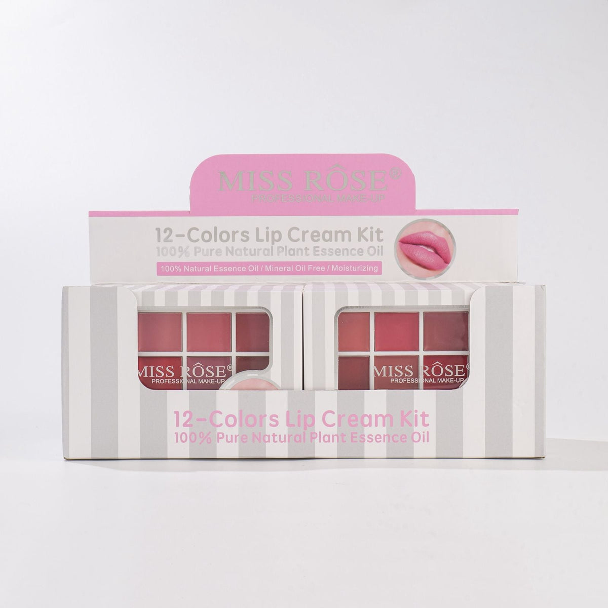 Miss Rose 12-Colors Lip Cream Kit — buy online in Pakistan at Cosmia.pk