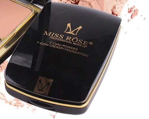 Miss Rose 4D Compact Powder - miss rose 4d compact powder case lid