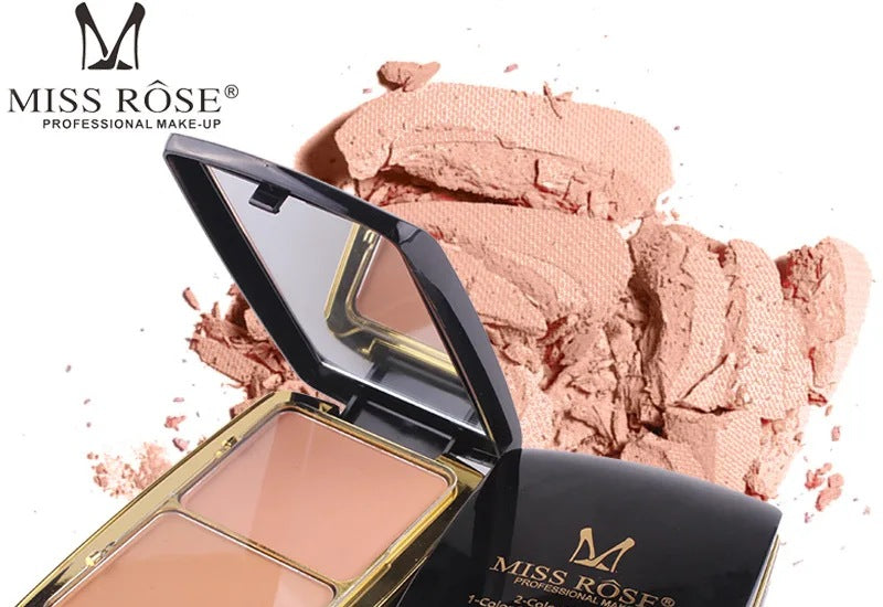 Miss Rose 4D Compact Powder - miss rose 4d compact powder open case